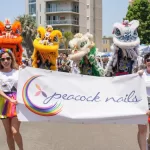 Peacock Nails Awarded a Top 3 Contingent in San Diego Pride Parade